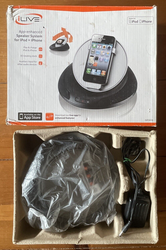 Apple iPod Nano 4 GB No Cord And iLive Rotating Dock Speaker System For iPod - Picture 16 of 18