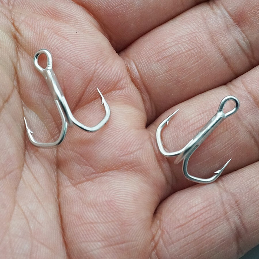 Saltwater Treble Hooks 2# 4# 6# 8# 10# 5X Strong Triple Fishing Hook forBig Game | eBay Saltwater Treble Hooks 2# 4# 6# 8# 10# 5X Strong Triple Fishing Hook forBig Game | eBay
