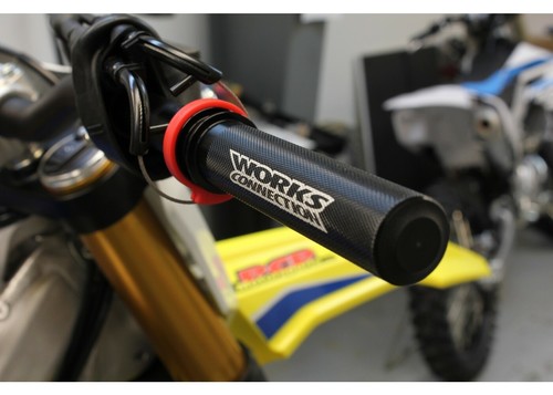 Elite Throttle Tube Works Connection aluminium CRF KX KXF RMZ YZF WRF FX KTM FC - Picture 2 of 10