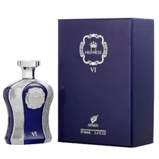 Highness VI Blue by Afnan 3.4 oz EDP Cologne for Men NIB