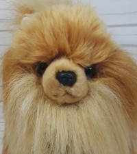 Aurora Miyoni Pomeranian Stuffed Plush Toy Soft Tan Cream Dog Plushie