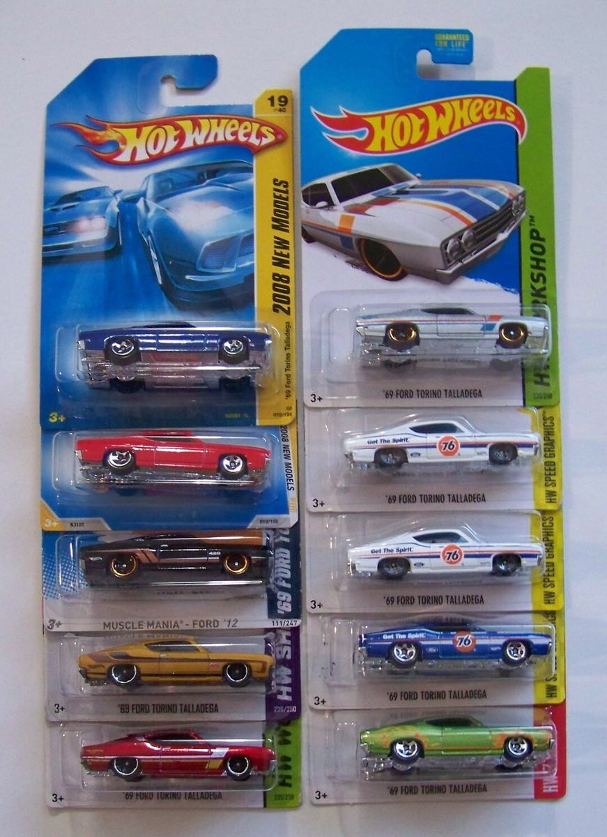 Hot Wheels '69 Ford Torino Talladega | Lot of 10 With Variations