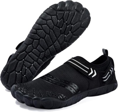 Josaywin Water Shoes Men's Size M, Black Barefoot Quick-Dry