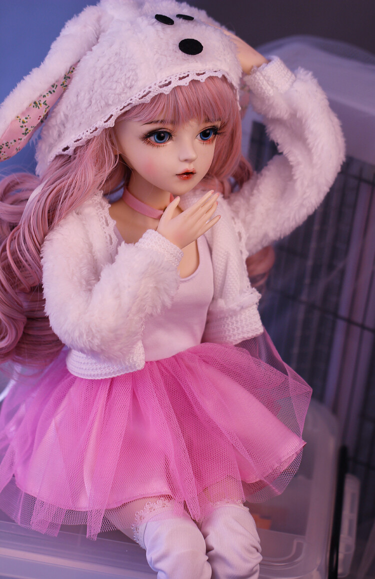 Poupée BJD 1/3 Avec Pull Amovible, Chaussures, Yeux Globes Et Perruque – SISON BENNE