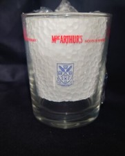 MacARTHUR'S Scotch Whisky Tumbler Glass, Brand new in packaging.