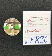 AAFES POGS, 14th Series/Printing,1 POG, 25¢ , #P890, FAIR