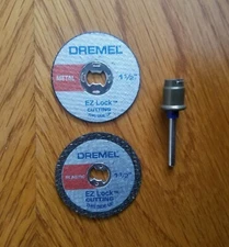 Dremel EZLock Accessories EZ456B Metal, EZ476B Plastic, EZ402B Mandrel