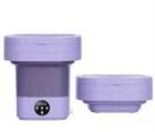  Mini Folding Portable Washing Machine 2.38gal Purple 