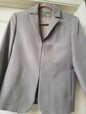 United Colors of Benetton gray Blazer Size 40