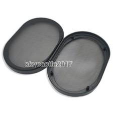 2x 6"x9" inch Speaker Cover Protective Audio Decorative Circle Metal Mesh Grill