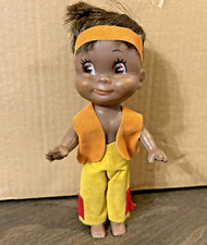 Vintage R. Dakin Dream Dolls 1970 Native American / Hong Kong 7"