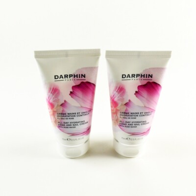 Darphin All Day Hydrating Hand & Nail Cream With Rose Water - Set 2 x 2.5 Oz.