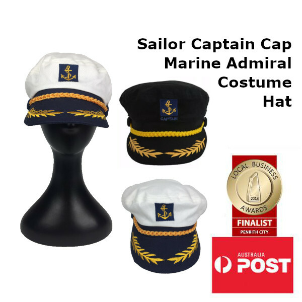 Captains Cap Hat Sailor Style Captains Cap Hat Sailor Style