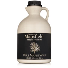 Mansfield Maple Organic Pure Vermont Maple Syrup- Plastic Jug