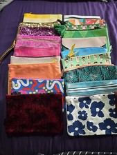 Set of 10 Ipsy Makeup Bags Many Styles Colors Gift Bags PLUS Three Extras 