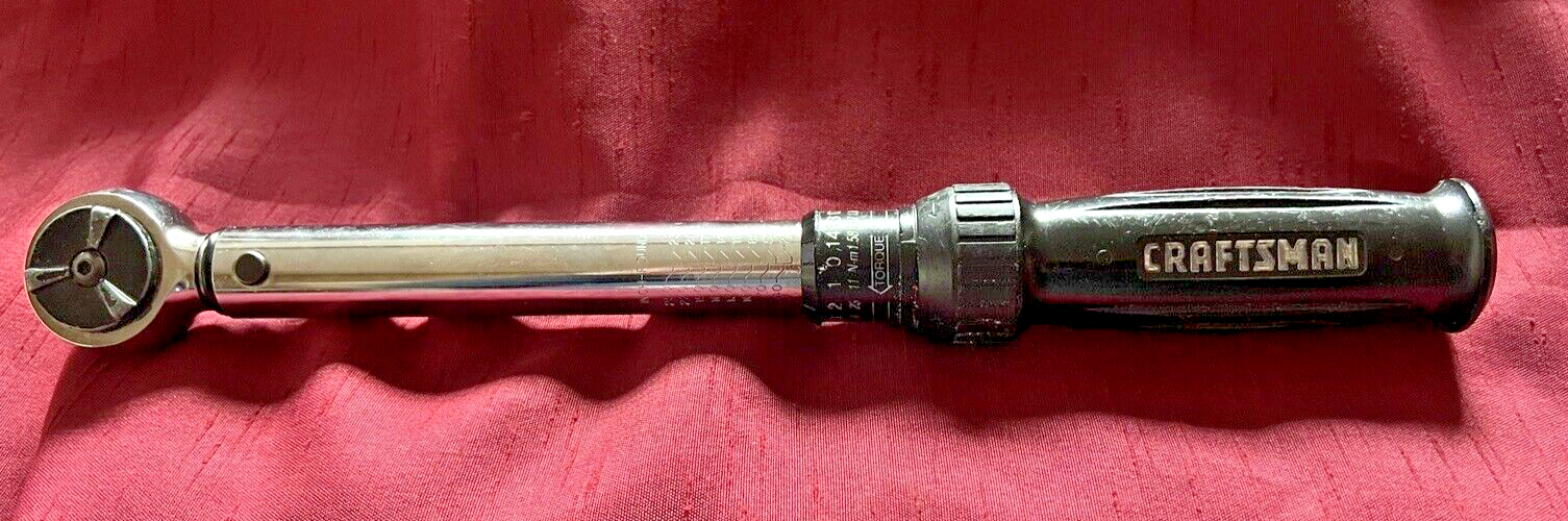 Craftsman 3/8" Drive Microtork Torque Wrench 25250 in. lbs. 44593 USA