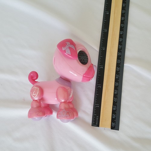 Zoomer Zupps Royal Pups Retriever Princess Pink Interactive Robot Pocket Pet 4" - Picture 15 of 24
