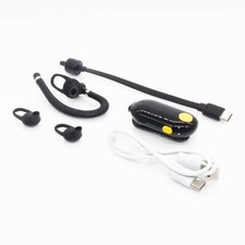 UHF 400-470MHz 0.5W Mini Walkie Talkie Ear Hanging Two Way Radio Ear Hanging