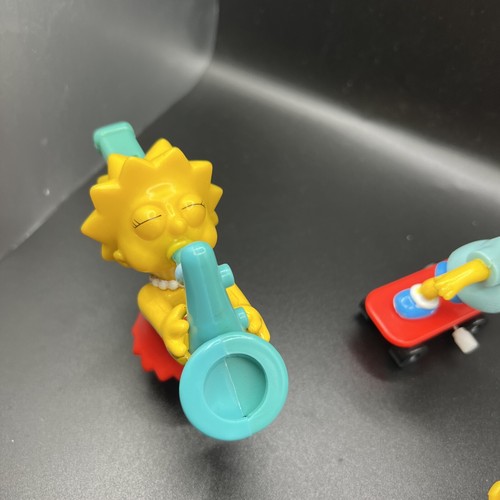 Vintage The Simpsons Camping 90s Burger King Toy Lot Of 3 - Picture 5 of 5