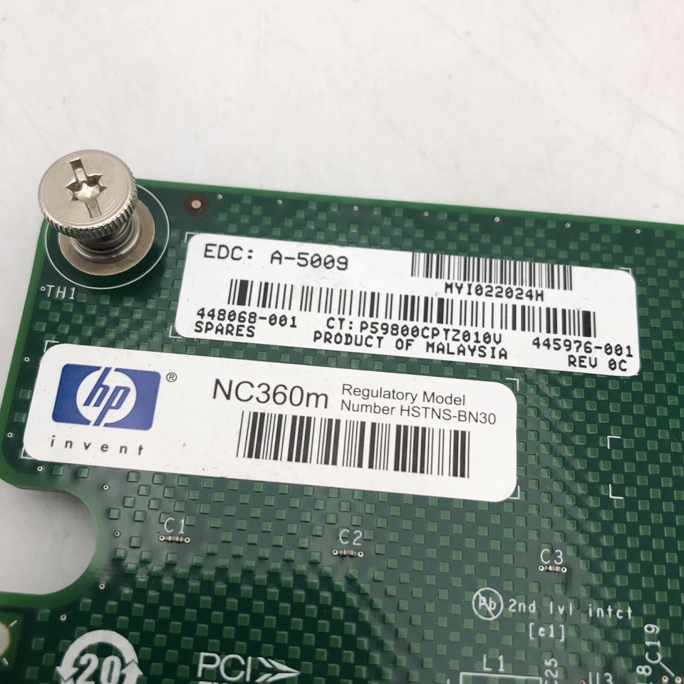 HP BLC NC360M NIC Adapter Model: HSTNS-BN30 READ - Image 2 of 4