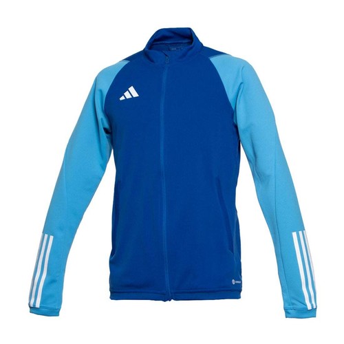 Adidas Men's Tiro 23 Competition Training Jacket Royal Blue/Pulse Blue HU1305 - Picture 6 of 10
