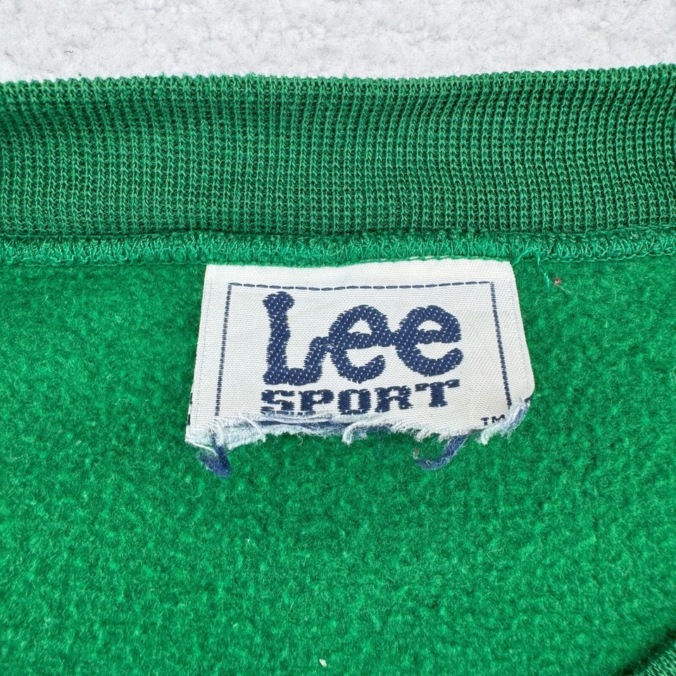 Vintage Lee Sport Marshall Thundering Herd Sweatshirt Mens XL Green