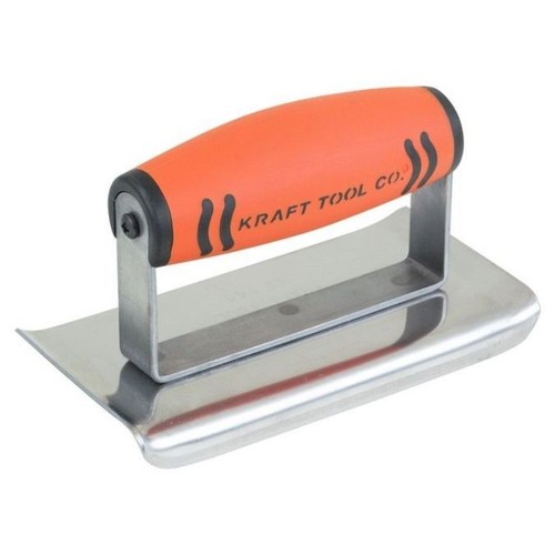 Dealer Source - Kraft Tool Co- 6 x 3 1/4 Lip 90º Stainless Steel Carpet Edger Dealer Source - Kraft Tool Co- 6 x 3 1/4 Lip 90º Stainless Steel Carpet Edger