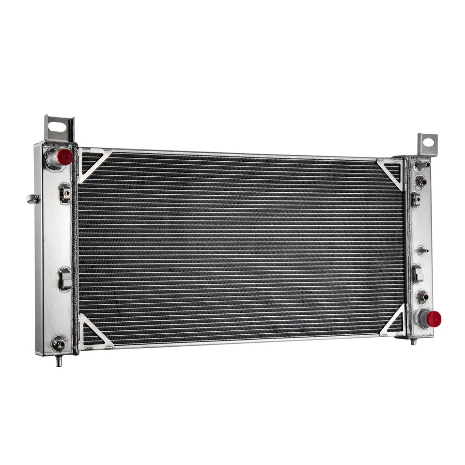 3-Row Aluminum Radiator Fit GMC Chevy Silverado Suburban Tahoe Yukon 1500/2500 - Imagem 3 de 4