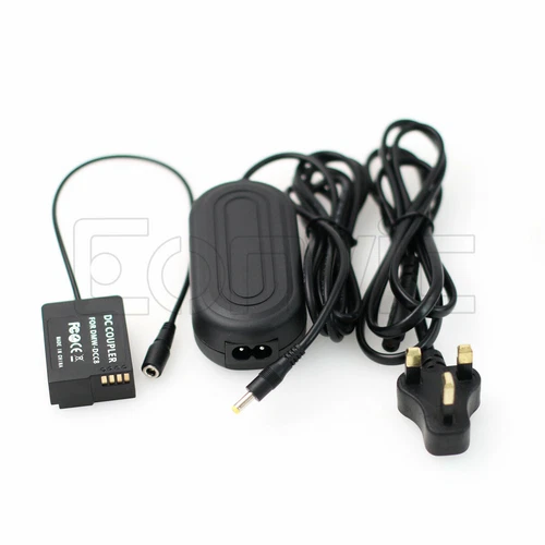 DMW-DCC8 Dummy Battery DC Coupler AC Power Adapter for Panasonic Lumix G5 GH2