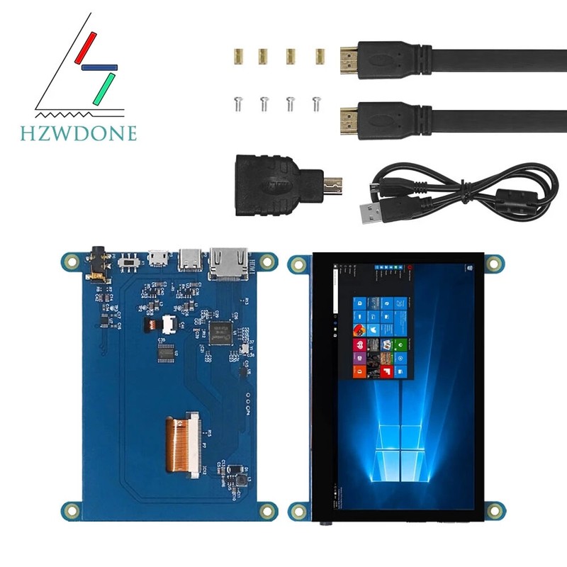 4.3 Inch HDMI LCD Display Capacitive Touch Screen Panel 800*480 For Raspberry Pi