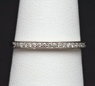 MHJ Michael Hill 18K Yellow Gold 1/6cttw Pavé Half Eternity Diamond Ring Band — photo 2