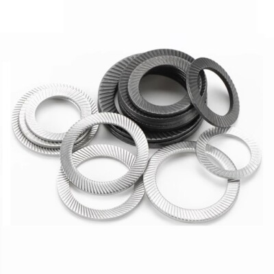 M2.5-M42 Serrated Locking Washers Concave Anti Vibration Schnorr Type Stainless