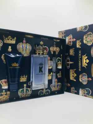 Dolce & Gabbana King K 3pc Set Men Cologne Spray 3.3 oz Mini Spray After Shave