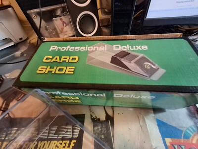 Professional Deluxe Card Shoe Holds 6 Pack Cards Motion Dispenser - New