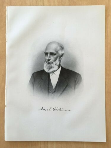 Antique Print 1908 ANSEL DICKINSON  Winchester, New Hampshire NH - Picture 1 of 1