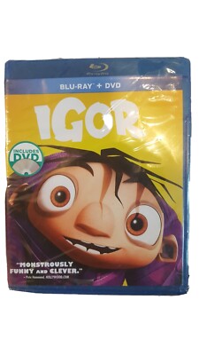 Igor (2008) BLU-RAY Animation Kids John Cusac, Jay Leno ,Molly Shannon