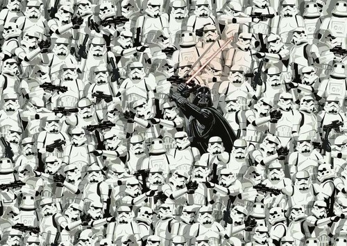 NEW (Dinged Box) Ravensburger 00458 Star Wars Challenge 1000 Pc Jigsaw Puzzle - Picture 2 of 12