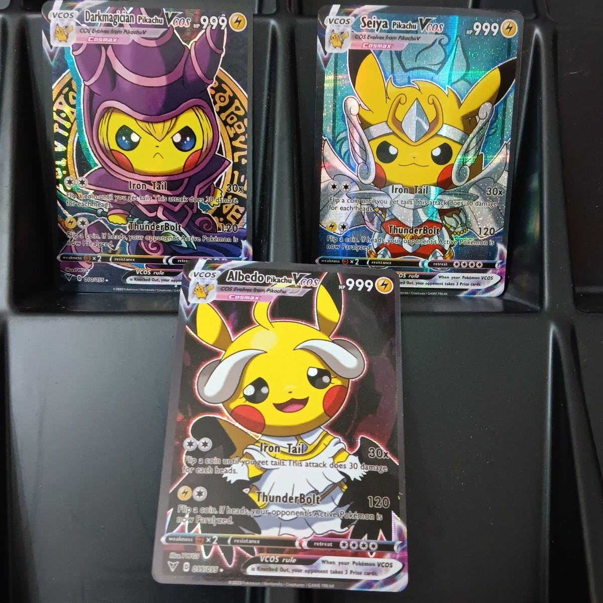 Pikachu Pancho VCOS Lot Of 3 Cosplay Albedo, YuGiOh Dark Magecian