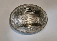 Dale Earnhardt Sr Montana Silver Smith Belt Buckle. Nascar Driver 3