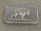 Vintage Silvertowne Bison- 1 Troy Oz .999 Fine Silver Bar