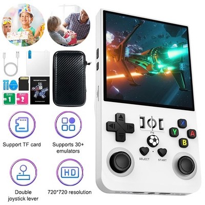 R36 Max Retro Handheld Spielekonsole 64GB | 18000+ Spiele | 4 Zoll IPS Geschenk