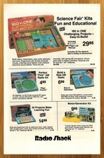 1989 Radio Shack Project Kits Print Ad/Poster Electronics Computers PC Tech Art