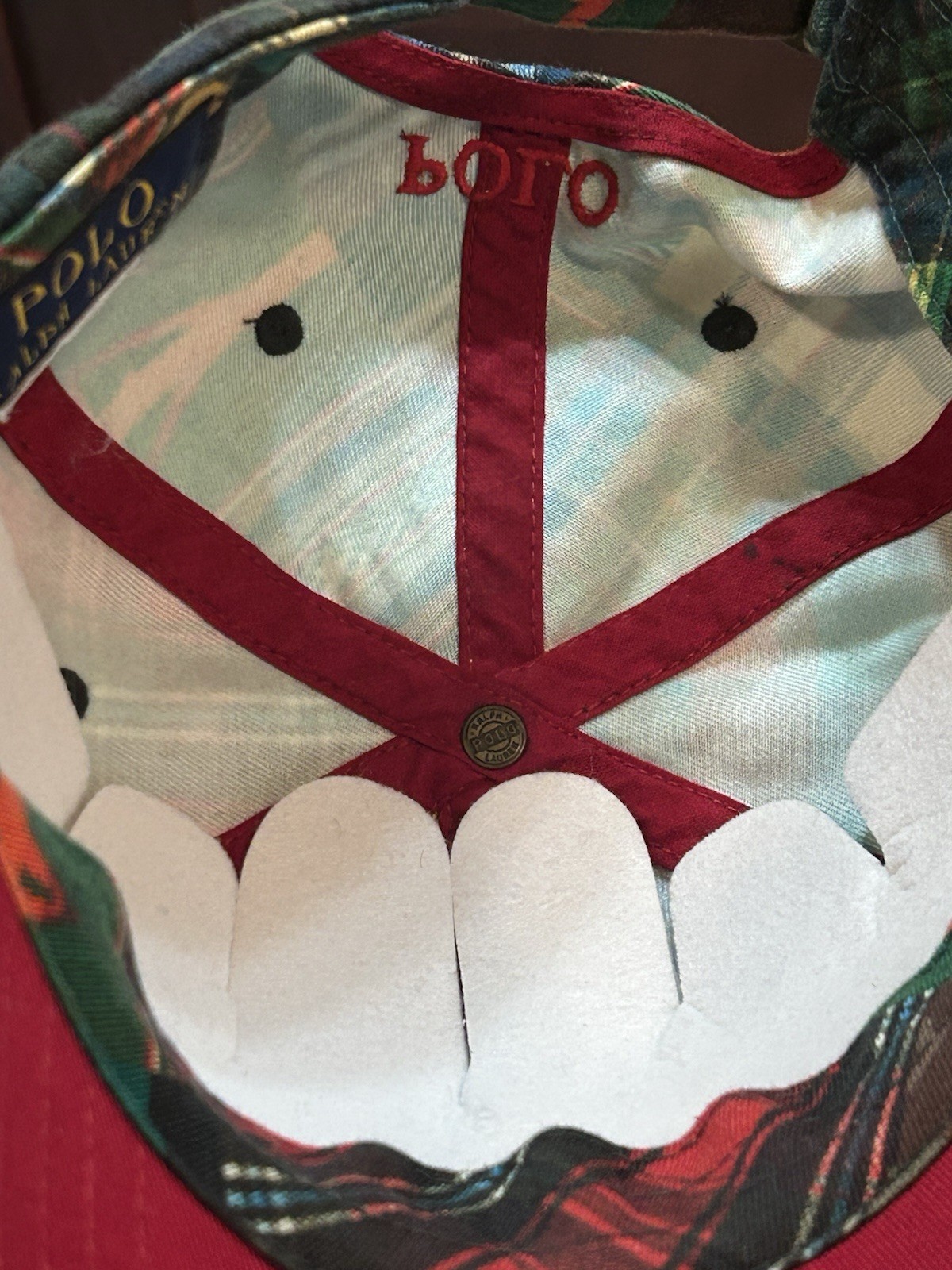 Polo Ralph Lauren Patchwork Multicolor Adjustable… - image 8