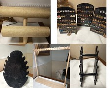 Lotto 7 Espositori Per Mercatini. Espositori Collane Bracciali Orecchini