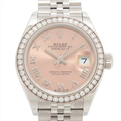 Rolex Lady Datejust 279384RBR SS×WG SS AT Pink-Face