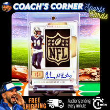 2024 National Treasures /3 Hats Off NFL Shiel...