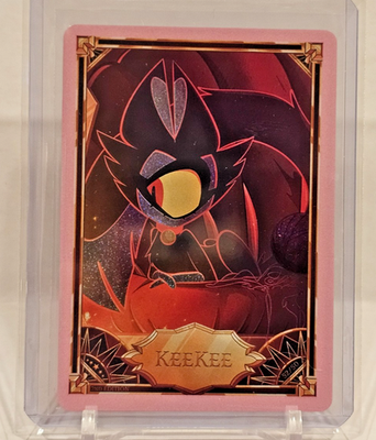 HAZBIN HOTEL KEEKEE 限定版 トレーディングカード Hazbin Hotel Card - KEEKEE 52/50 SECRET RARE PINK FOIL - 2nd
