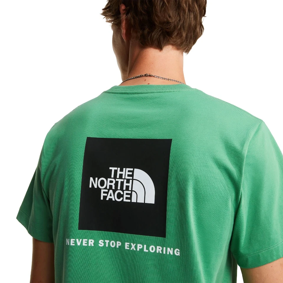 The North Face - Camiseta manga corta para hombre Evolution NSE Box, código verde... - Imagen 4 de 4
