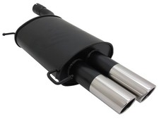 Endschalldämpfer Auspuff BMW 5er E60 Limousine 03-10 - 2x76mm SR