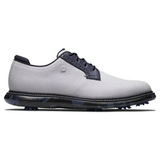 New FootJoy Golf Traditions Blucher Shoes White/Navy/Multi 10.5M